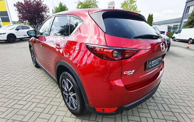 Mazda CX-5 cena 120900 przebieg: 71297, rok produkcji 2018 z Szczecin małe 121